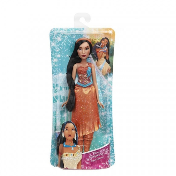 Lalka Księżniczki Disneya Brokatowa Pocahontas (E4022/E4165)