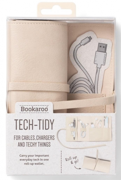 Bookaroo Travel tech-tidy - organizer podróżny beż