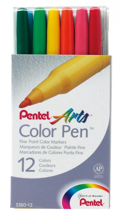 Pisaki 2,0mm 24 kolorów PENTEL
