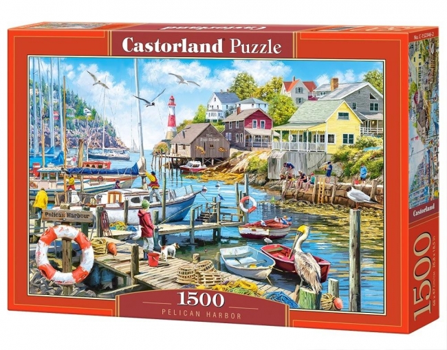 <img src='https://webimage.pl/pics/346/2/d5904438152346.jpg' style='height:440px' /> Puzzle 1500 Pelican Harbor CASTOR