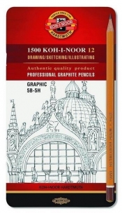 Ołówek grafitowy 1502/III 5B-5H (12szt)