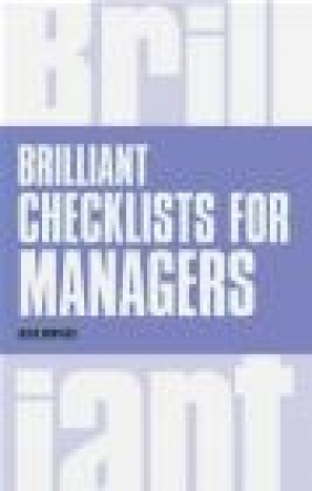 Brilliant Checklists for Managers Derek Rowntree