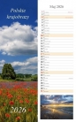 Kalendarz 2026 ścienny pasek Polskie krajobrazy