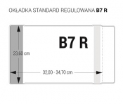 Okładka na podręczniki regulowana B7R op.25sztOZ-41 - BIURFOL