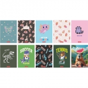 Zeszyt Herlitz A5/32k linia podwójna kolorowa, 1 szt