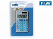 Kalkulator kieszonkowy MILAN 150512BL - szaro-niebieski (150512BL)
