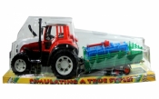 Traktor z przyczepą