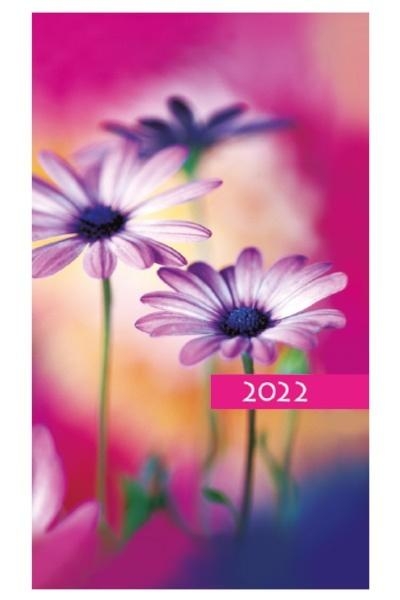 Kalendarz 2022 Tygodniowy Kolorowy kwiatki