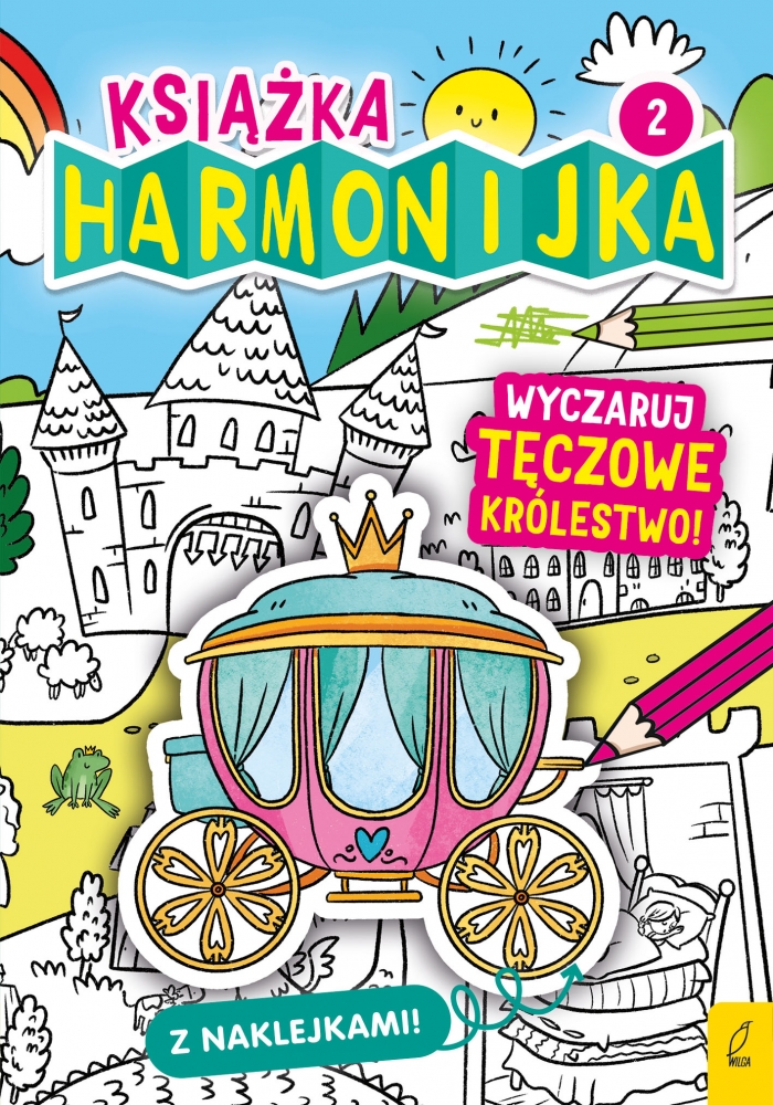 Książka harmonijka. Wyczaruj tęczowe królestwo. Część 2