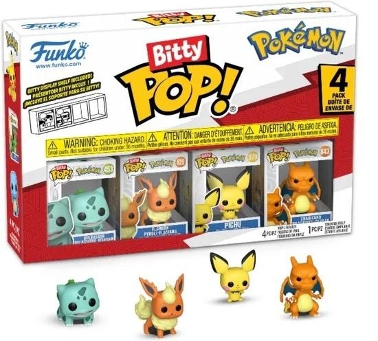 <img src='https://webimage.pl/pics/347/1/d0889698811347.jpg' style='height:440px' /> Figurka Funko POP Pokemon: Bulbasaur 4-pak mix