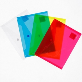 Teczka plastikowa na gumkę Ev-corp koperta na dokumenty B6 kolor: mix (18736)