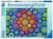 Ravensburger, Puzzle 2000: Tęczowe mandale (17134)