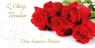 Karnet Flowers Urodziny wzór nr 6