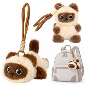 <img src='https://webimage.pl/pics/347/4/d5907990214347.jpg' style='height:440px' /> Pluszowy kotek brelok do plecaka brązowy 12cm