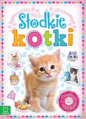 Minialbum z naklejkami Słodkie kotki