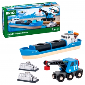 Brio World: Wózek kontenerowo-dźwigowy (63353400)