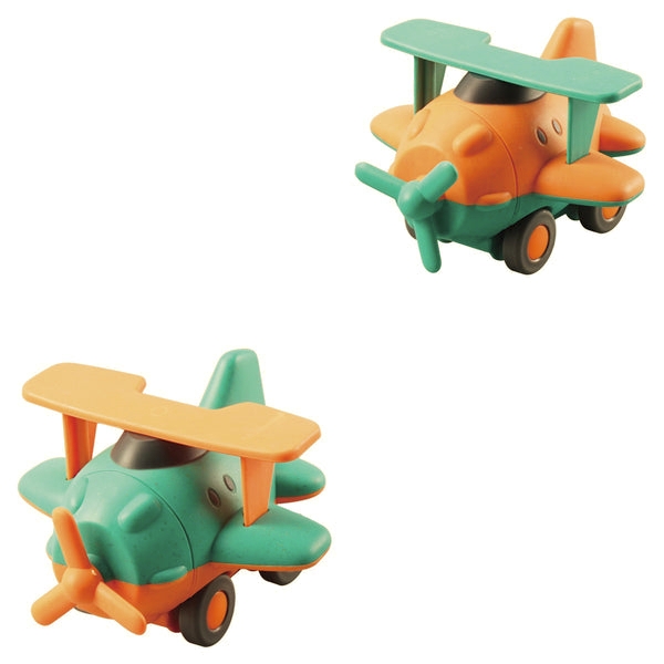 Kolorowy samolot z bio-plastiku, 1 szt. (127347)