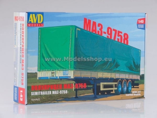 MAZ-9758 Semitrailer model kit (7034AVD)