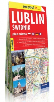 Lublin i Świdnik plan miasta 1:20 000 2015