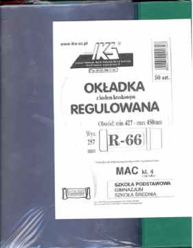 Okładka książkowa regulowana R66 IKS