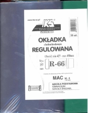 Okładka książkowa regulowana R66 (50szt) IKS
