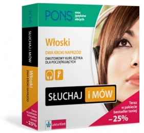 PONS Słuchaj i mów Włoski Dwa kroki naprzód z płytą CD