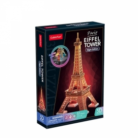 Puzzle 3D Wieża Eiffla (wersja nocna) (306-L534H)