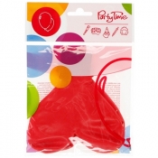 Balon gumowy Arpex serca 2 szt pastelowy 2 szt czerwona 450 mm (K6348)