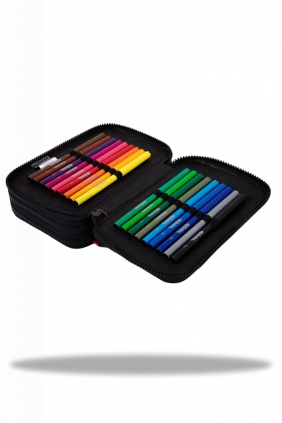Coolpack, Piórnik potrójny z wyposażeniem Jumper 3 - K-Pop Dark