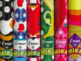 Długopis żelowy Pilot G-2 Mika czerwony Edycja limitowana (BL-G2-7-WR-MKF)