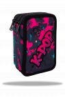 Coolpack, Piórnik potrójny z wyposażeniem Jumper 3 - K-Pop Dark