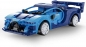 Klocki CADA. Zdalnie sterowany samochód RC Blue Race Car Dual Mode. 325 elementów