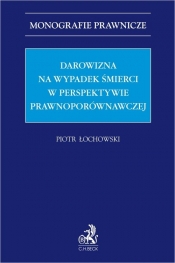 Darowizna na wypadek śmierci w perspektywie prawnoporównawczej