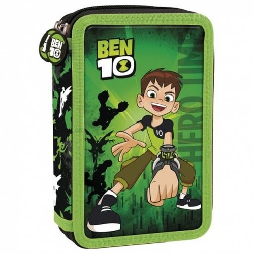 Piórnik dwukomorowy z wyposażeniem Ben 10