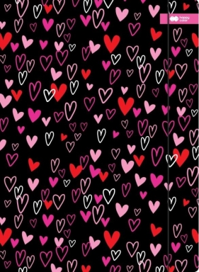 Happy Color, Teczka kartonowa z gumką 24x31cm - My Love