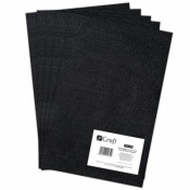 Filc poliestrowy a4, 5 szt. black (DPFC-025)
