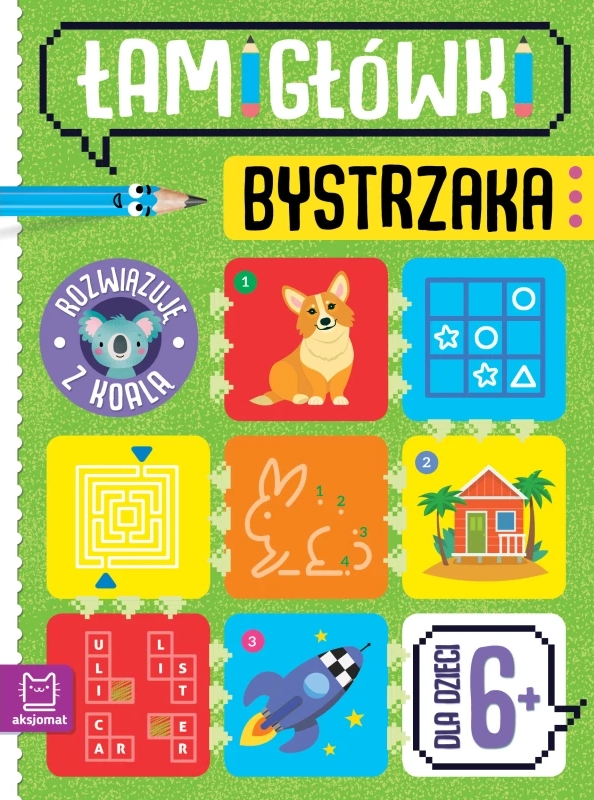 <img src='https://webimage.pl/pics/349/3/d9788383743349-2.png' style='height:440px' /> Łamigłówki bystrzaka. Rozwiązuję z koalą. Od 6 lat