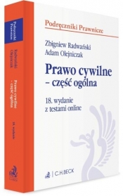 Prawo cywilne - część ogólna z testami online - Zbigniew Radwański