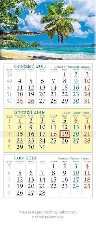 Kalendarz trójdzielny 2018 - Lato KT14