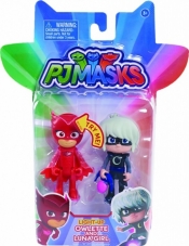 PJ MASKS Świecąca figurka 2-pak, Sowella i Luna (JP-24810-2)