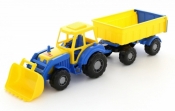 Altaj Traktor z przyczepą i łyżką (35349)