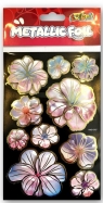 Naklejki foliowe Metalic Double Flowers PENMATE