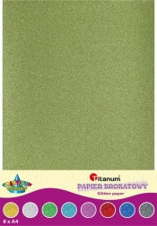Papier brokatowy, 8 kolorów (338438)