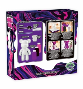 Zestaw do tworzenia kolorowego misia - róż