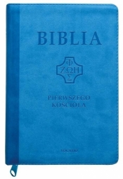 Biblia pierwszego Kościoła z paginatrami błękitna