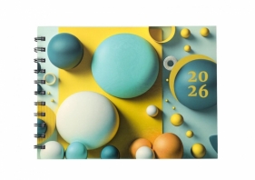 Terminarz notes 2026 tygod. A5 na spirali MIX