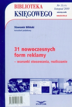 31 nowoczesnych form reklamy - Biliński Sławomir