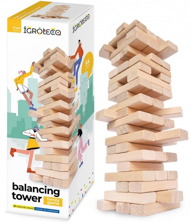 Gra Wieża balansująca (klasyczna Jenga)