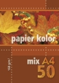 Kreska, papier kolorowy A4, 50 kartek, 160 g/m2, wielokolorowy