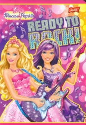 Zeszyt A5 Barbie w 3 linie 16 kartek Ready to rock - <br />